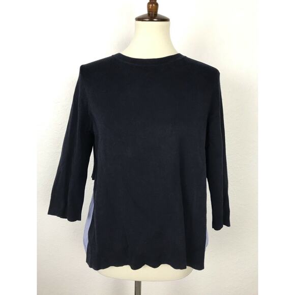 COS Striped Stretch Knit Pullover Top - Picture 2 of 9